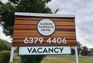 Kandos Fairways Motel Sign